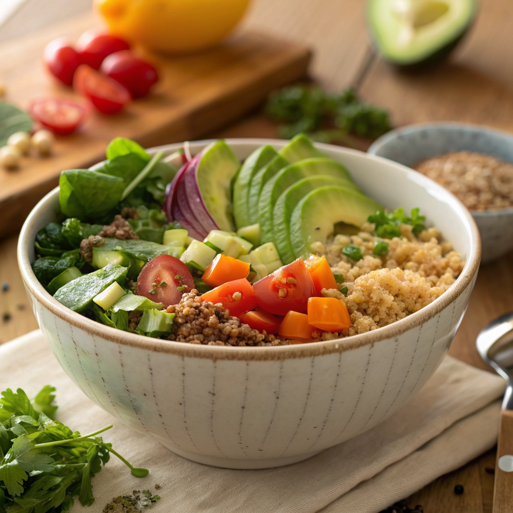 Delicious fresh bowls and premium dishes from Barefoot & Buttered